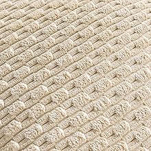 Set of 4 Neutral Decorative Throw Pillow Covers 18x18 Inch Corduroy Pillow Covers for Bed Couch Sofa Living Room Soft Square Cushion Cases