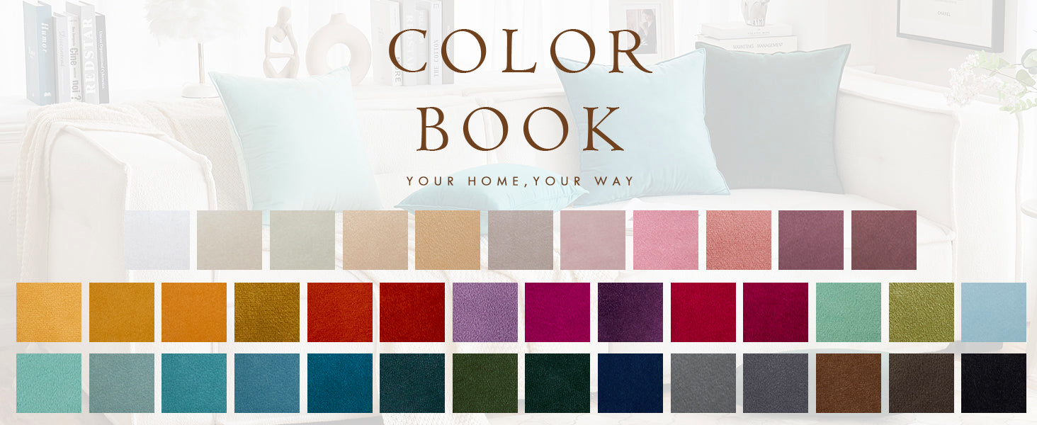MIULEE Brown Velvet Throw Pillow Covers 20x20 Soft Decorative Solid Square Cushion Cases Pack of 2 Modern Luxury Home Decor for Couch, Sofa, Bedroom